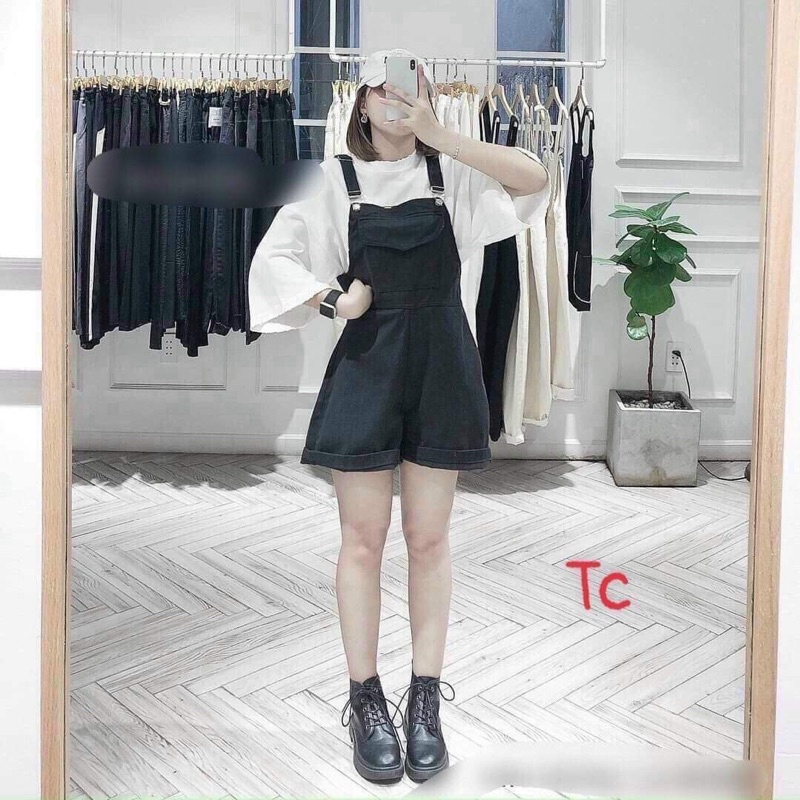 Yếm đùi kaki nắp túi TC12