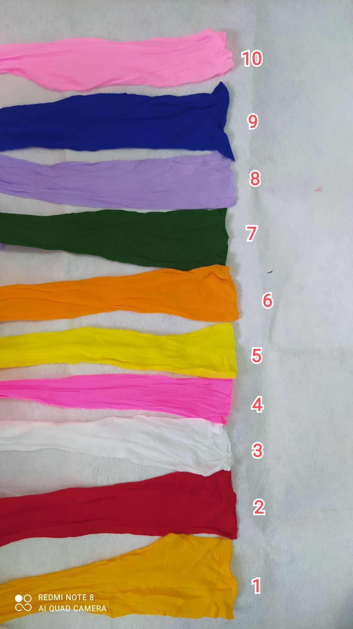 Vải Voan 30D siêu dầy (1 bó 20 sợi, dài 90cm)