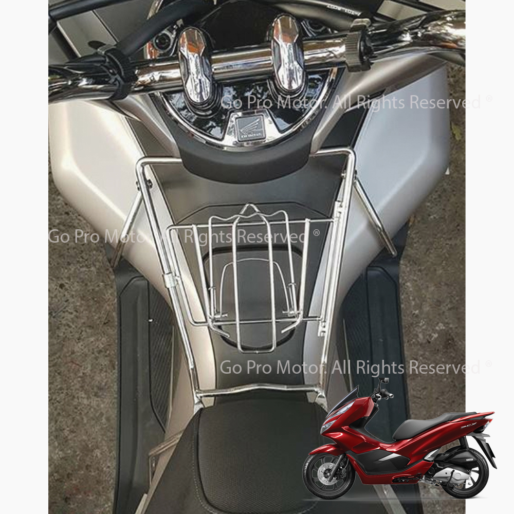 Baga giữa pcx 2018 - 2021 inox 10 ly