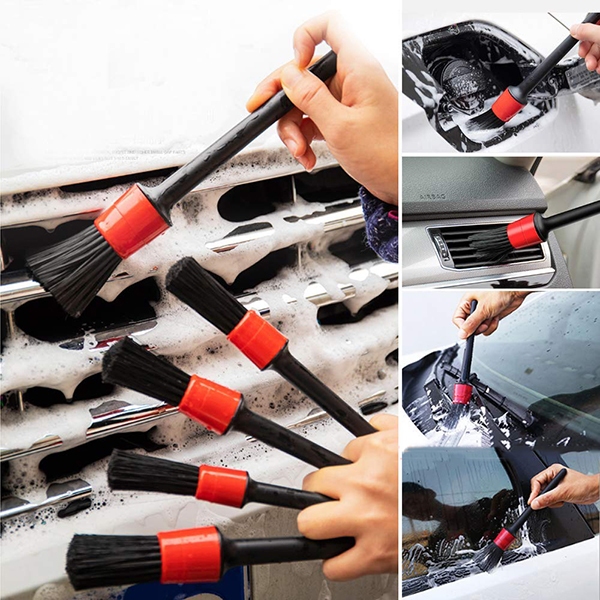 [Dụng cụ rửa xe] Bộ cọ 5 cây rửa xe DETAILING