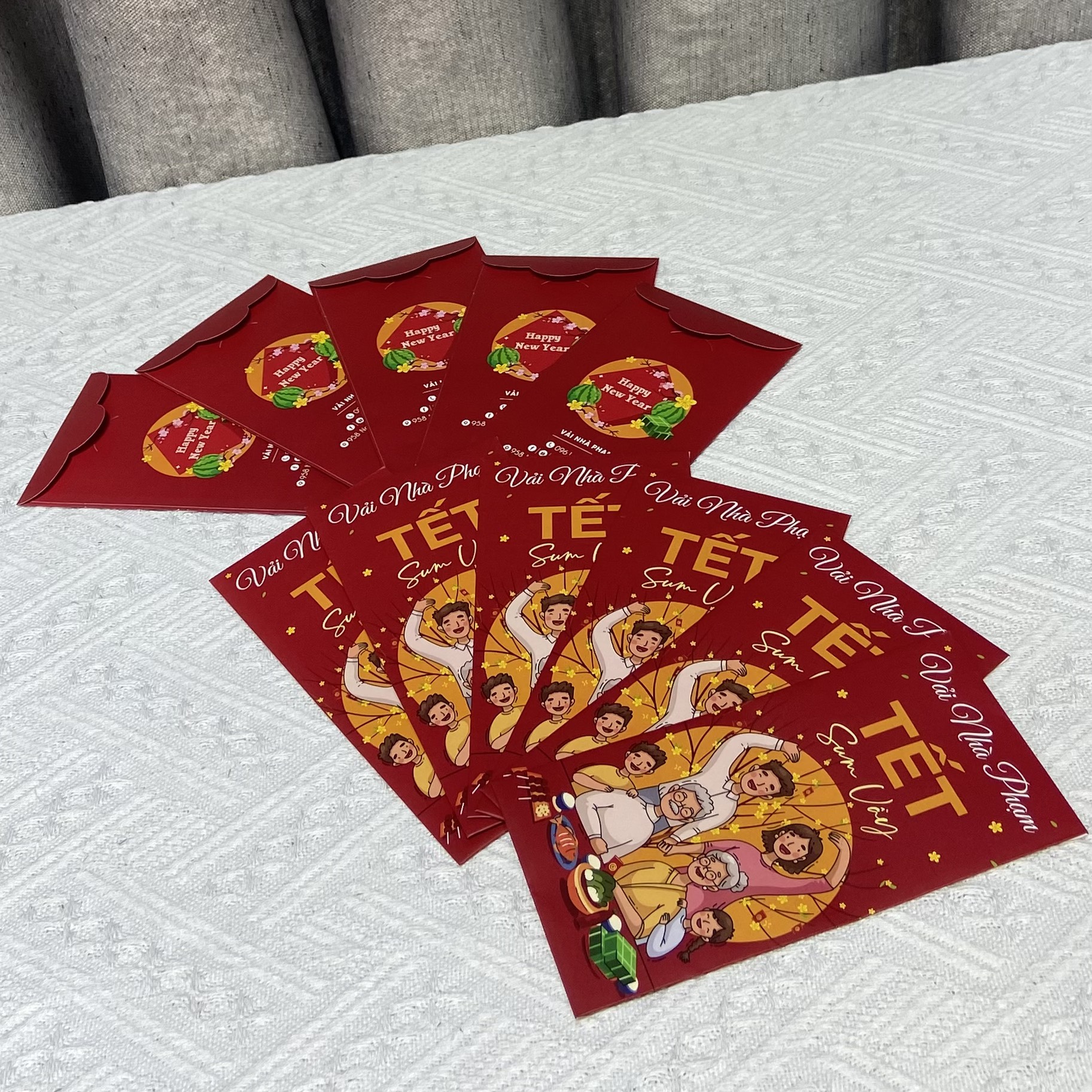 BAO LÌ XÌ TẾT SET 5 CÁI