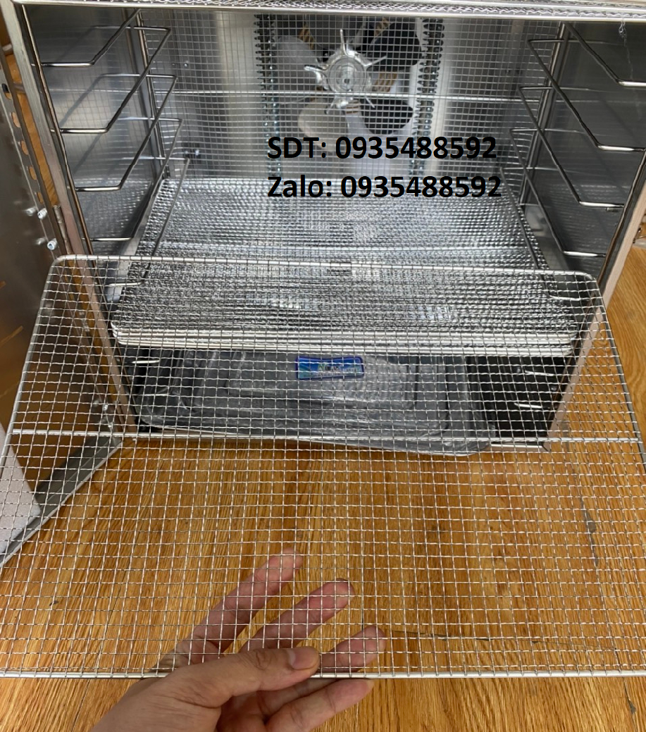 [Trả góp 0%]Máy sấy thực phẩm  hoa quả 10 khay . Inox 100% . Bảo hành 1 năm
