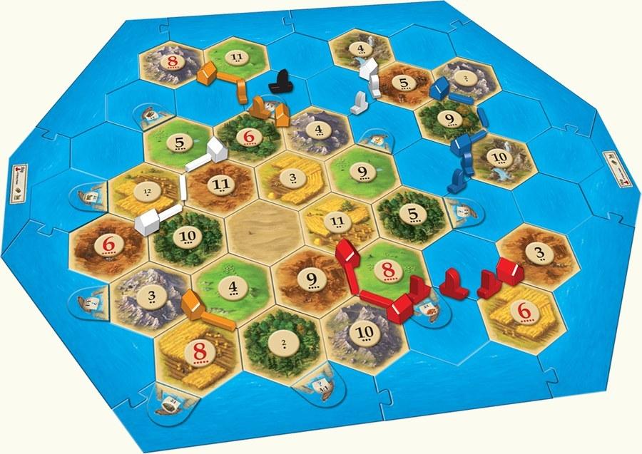 TRÒ CHƠI CATAN SEAFARES - BẢN MỞ RỘNG 5-6 NGƯỜI- CHỈ CHƠI KÈM KHI CÓ BẢN CƠ BẢN ĐỎ FULL và BỘ CATAN SEAFARES