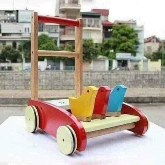 Xe tập đi cho bé xe ba con gà