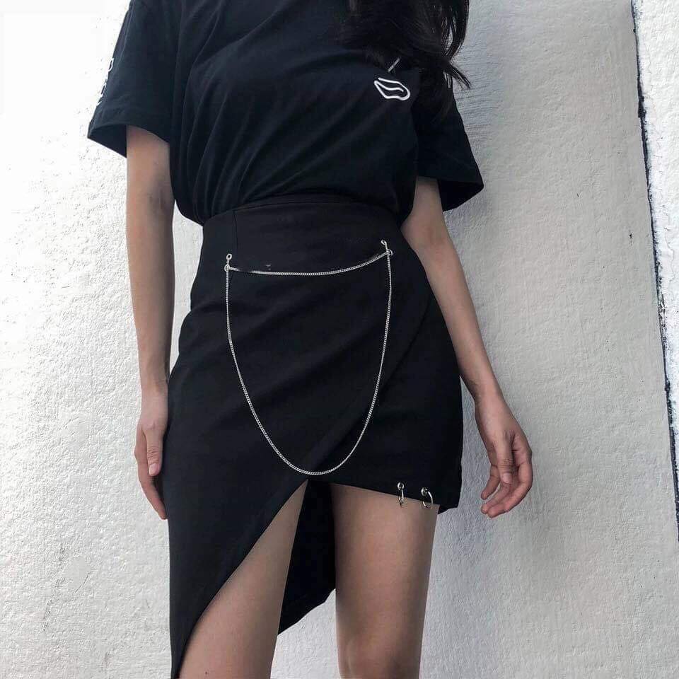 CHÂN VÁY KIỂU ĐỘC LẠ -  CÓ LÓT TRONG