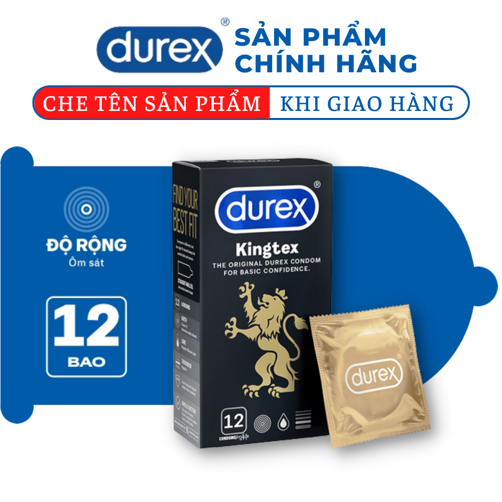 Bao cao su Durex Kingtex 12C
