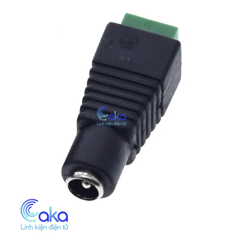 Jack DC Nối Nguồn Đực Cái 5.5x2.1mm - Jack Nối Nguồn Camera Có Ốc Vặn Domino