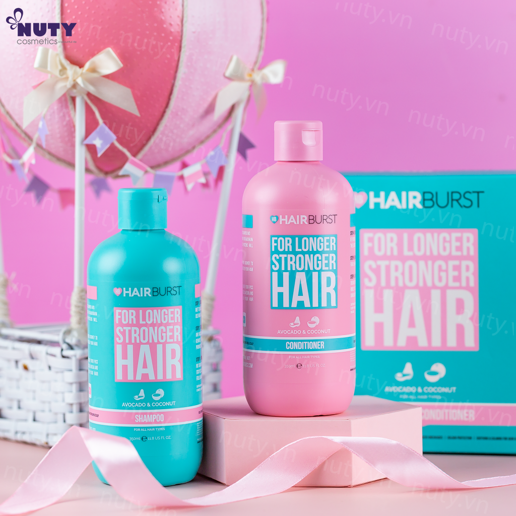 Cặp Dầu Gội Xả Hairburst Chăm Sóc, Kích Thích Mọc Tóc, Ngăn Ngừa Tóc Rụng (350ML)