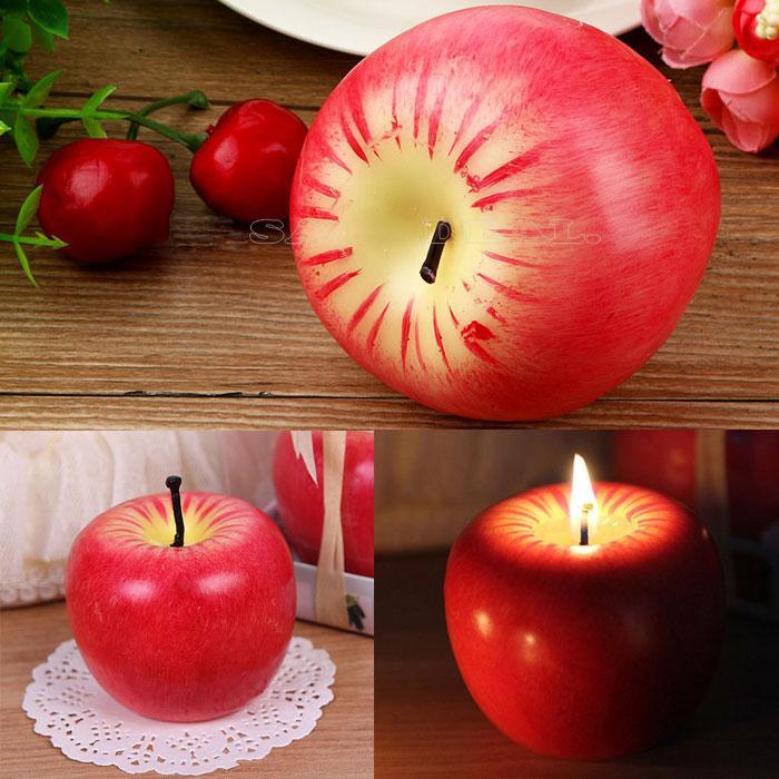 Nến sáp hình trái táo