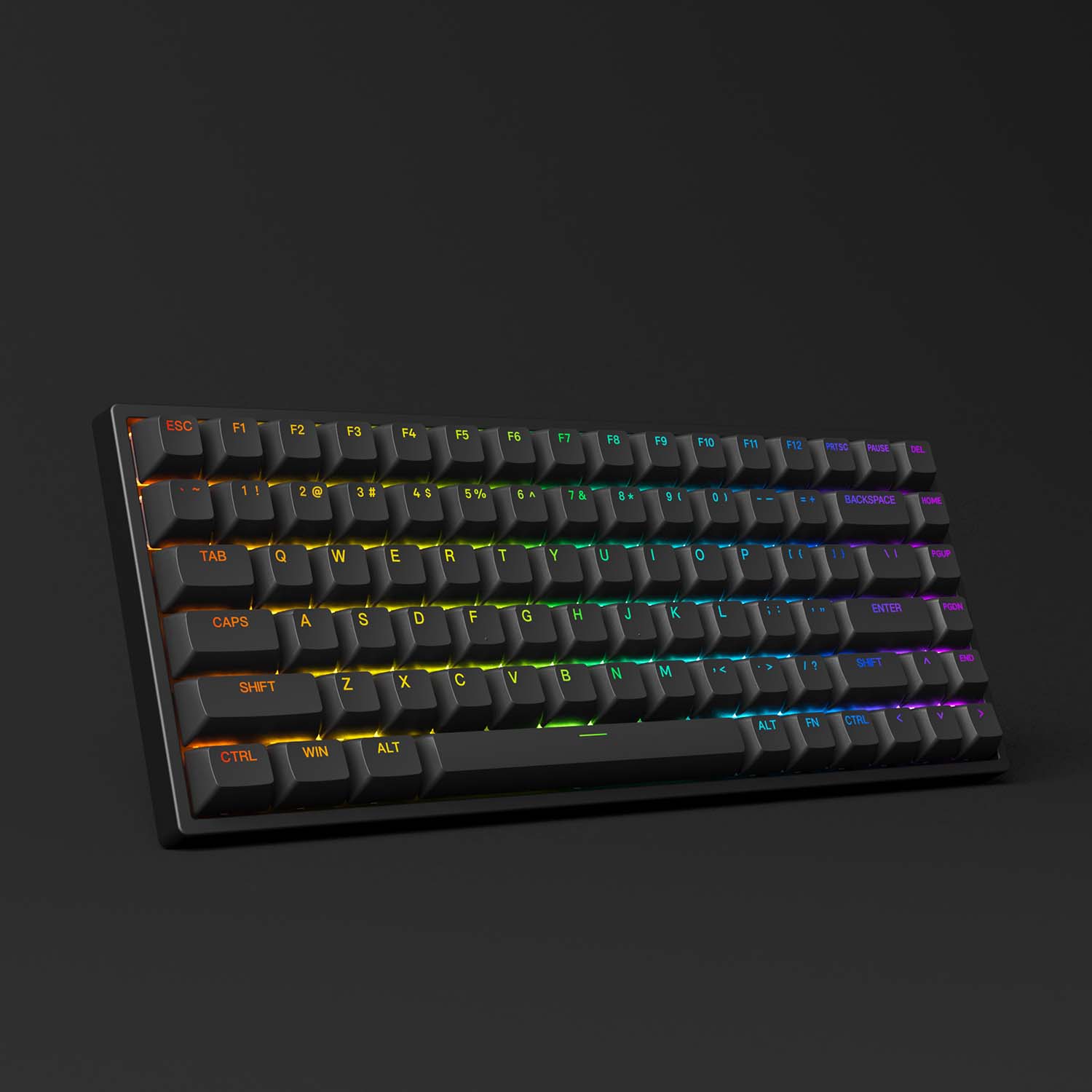 Bàn phím cơ AKKO 3084 v2 RGB – Black (Foam tiêu âm / Hotswap / AKKO CS Jelly switch)