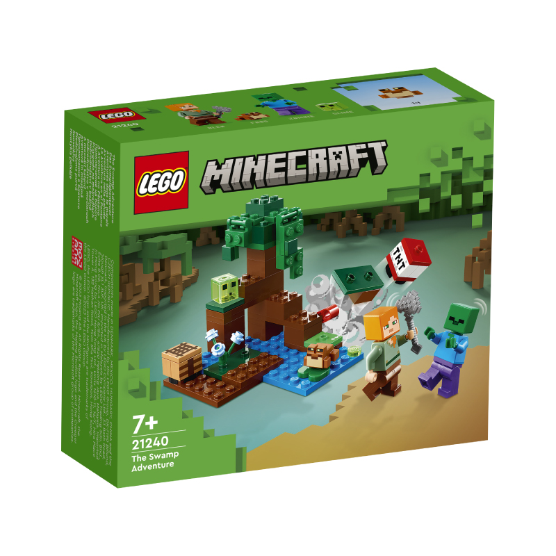Đồ chơi lắp ráp lego minecraft cuộc phiêu lưu đầm lầy huyền bí 21240