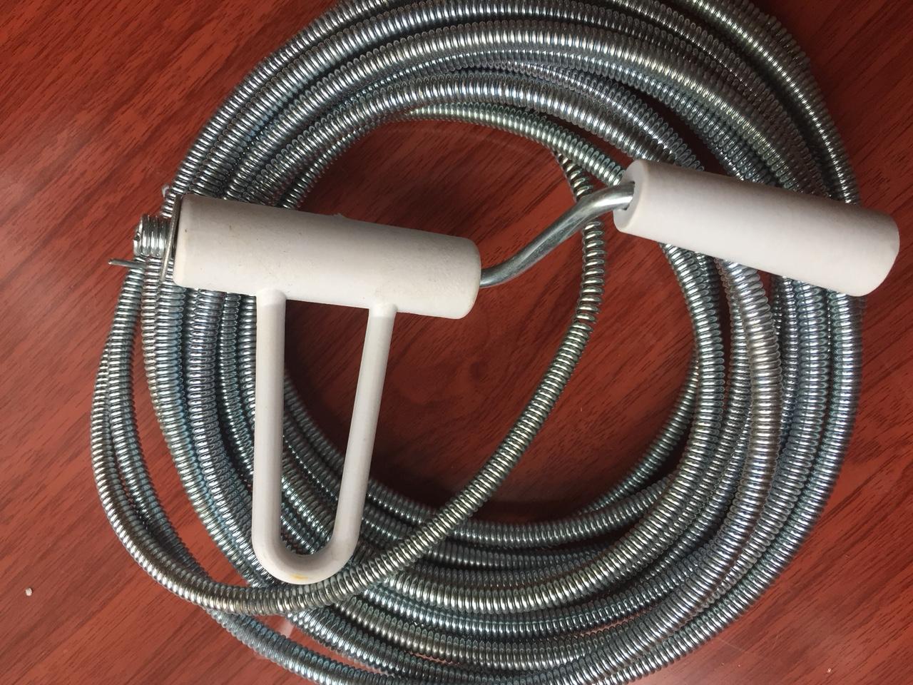 Dây thông cống dài 30m dây, thông cống lò xo, dây thông tắc cống, dây thông bồn cầu dễ dàng sử dụng