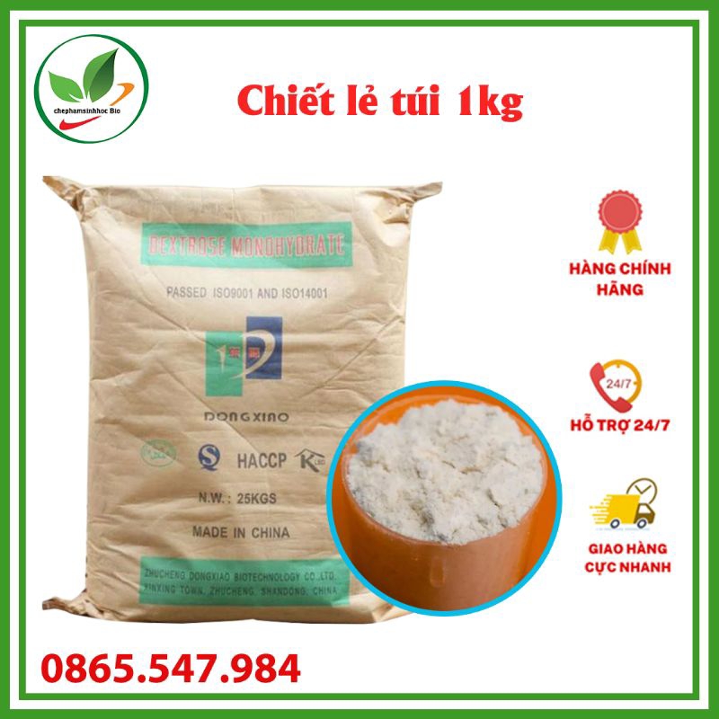 Đường DEXTROSE. Bao 1kg