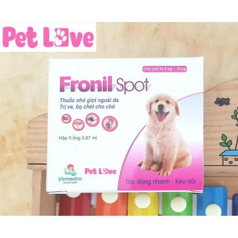 1 Hộp FRONIL SPOT - Phòng Trị Ve, Bọ Chét Trên Chó