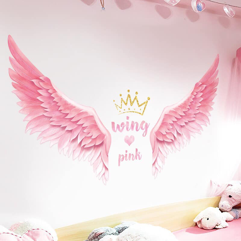 DECAL DÁN TƯỜNG ĐÔI CÁNH THIÊN THẦN