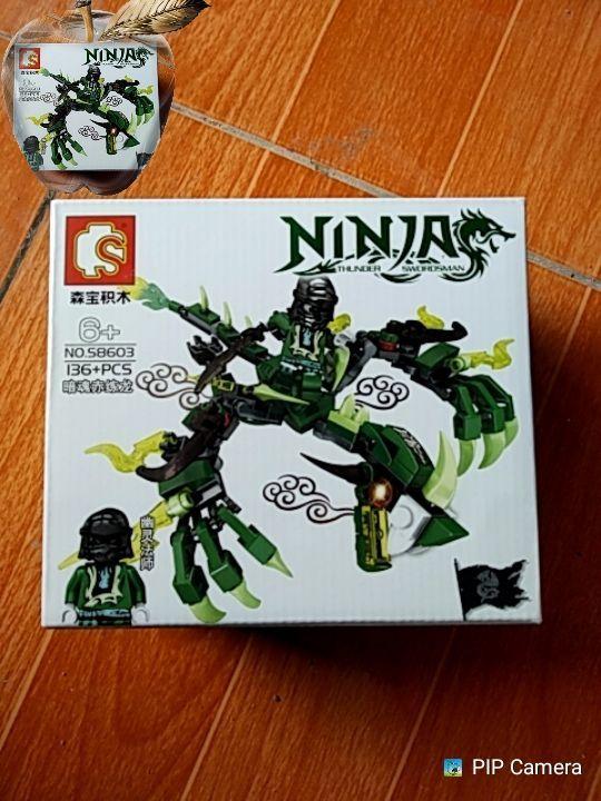 Bộ lắp ráp Lego senbao ninja rồng 8600 - 8603.