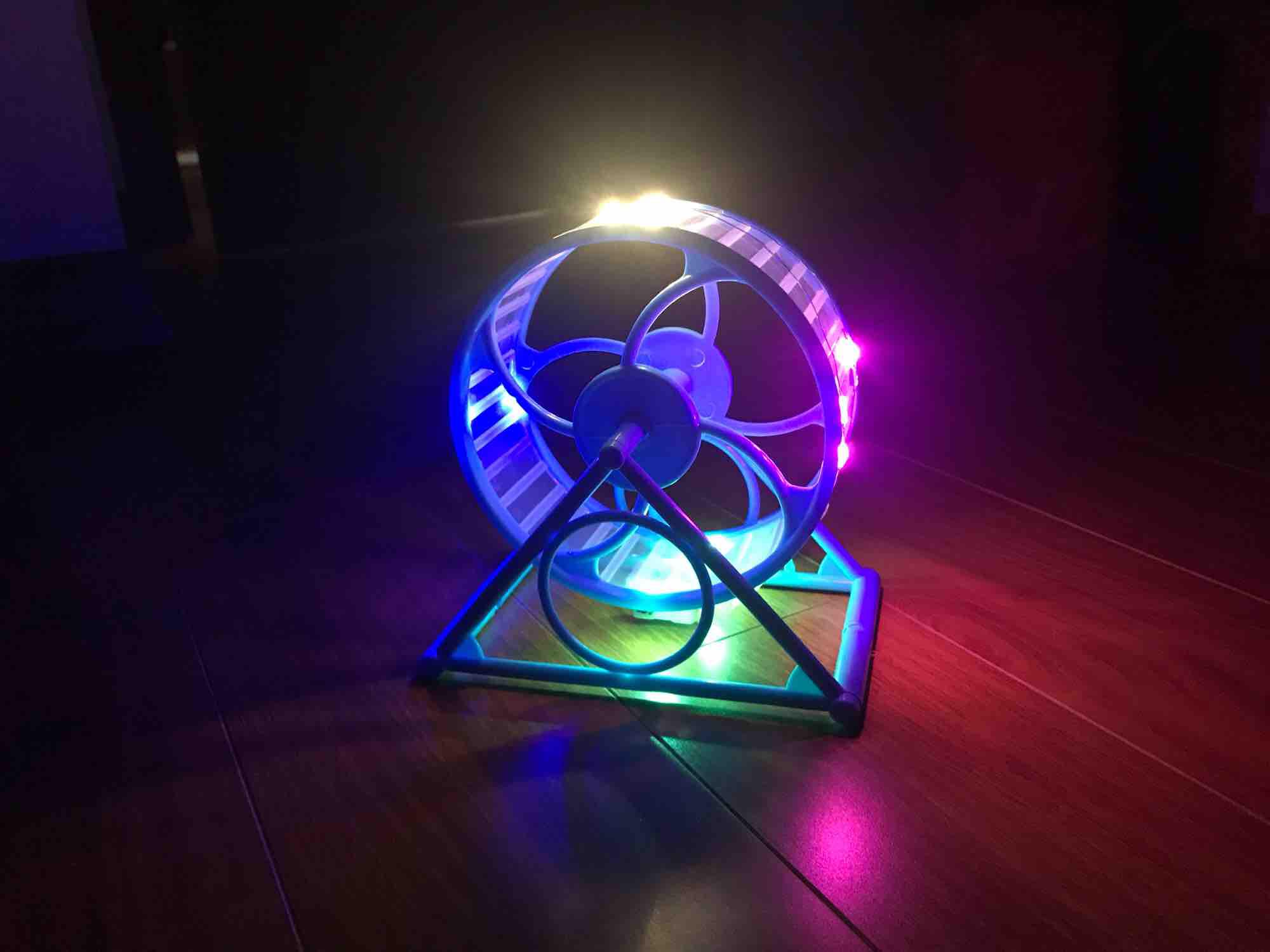 Wheel chạy phát sáng cho hámter cỡ lớn 12,5cm