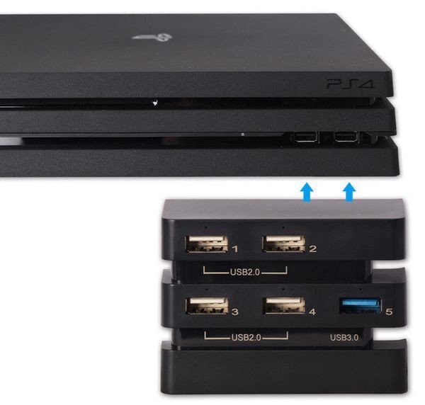 ps4 pro usb hub bộ chia cổng usb ps4 pro