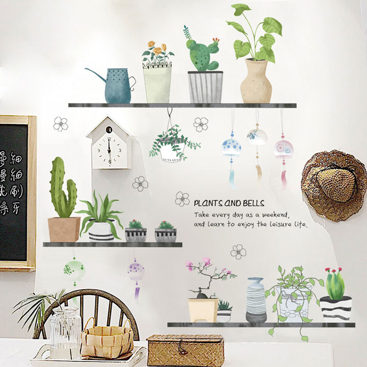 Building blocks cactus wall decal xcwatsapp. sticker wall mural