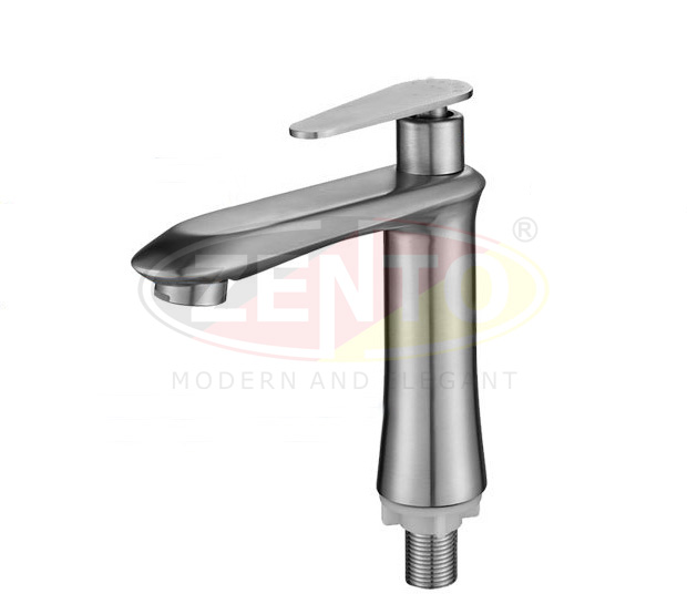 Vòi lavabo lạnh inox304 SUS2100