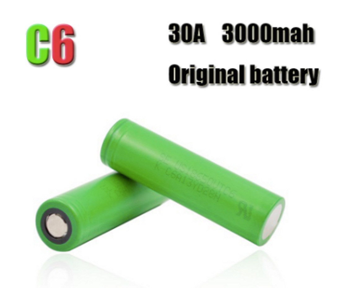 Pin sạc Xanh C6 18650 - Độ xả 30A, dung lượng 3000mAh (1 viên) - Sản phẩm mới 100%  - (không phải hàng tháo máy)