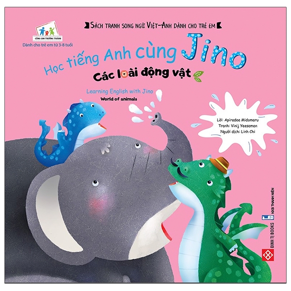 Fahasa - Học Tiếng Anh Cùng Jino - Learning English With Jino - Các Loài Động Vật - World Of Animals