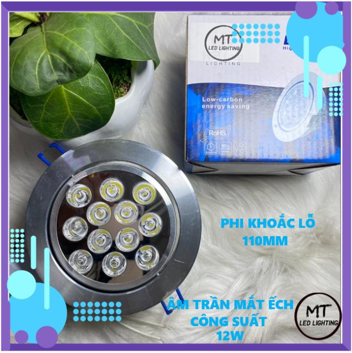 Đèn âm trần mắt ếch 3W, 5W, 7W,12W cao cấp