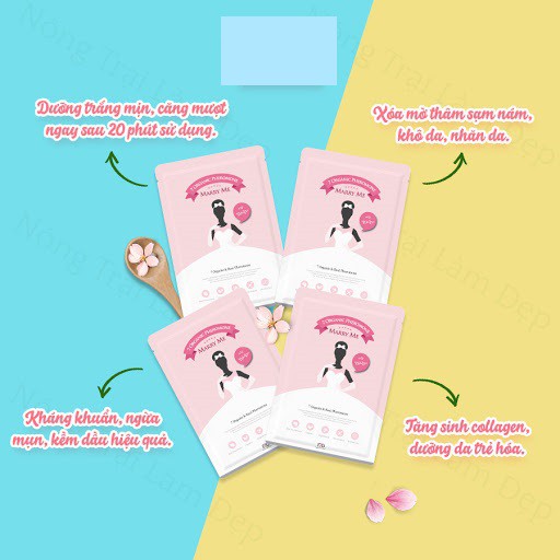 Mặt nạ thảo mộc trắng mịn da Marry Me