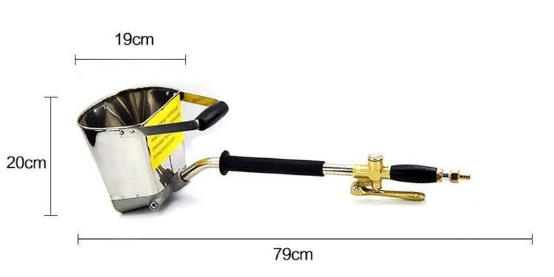Gáo phun vữa trát tường