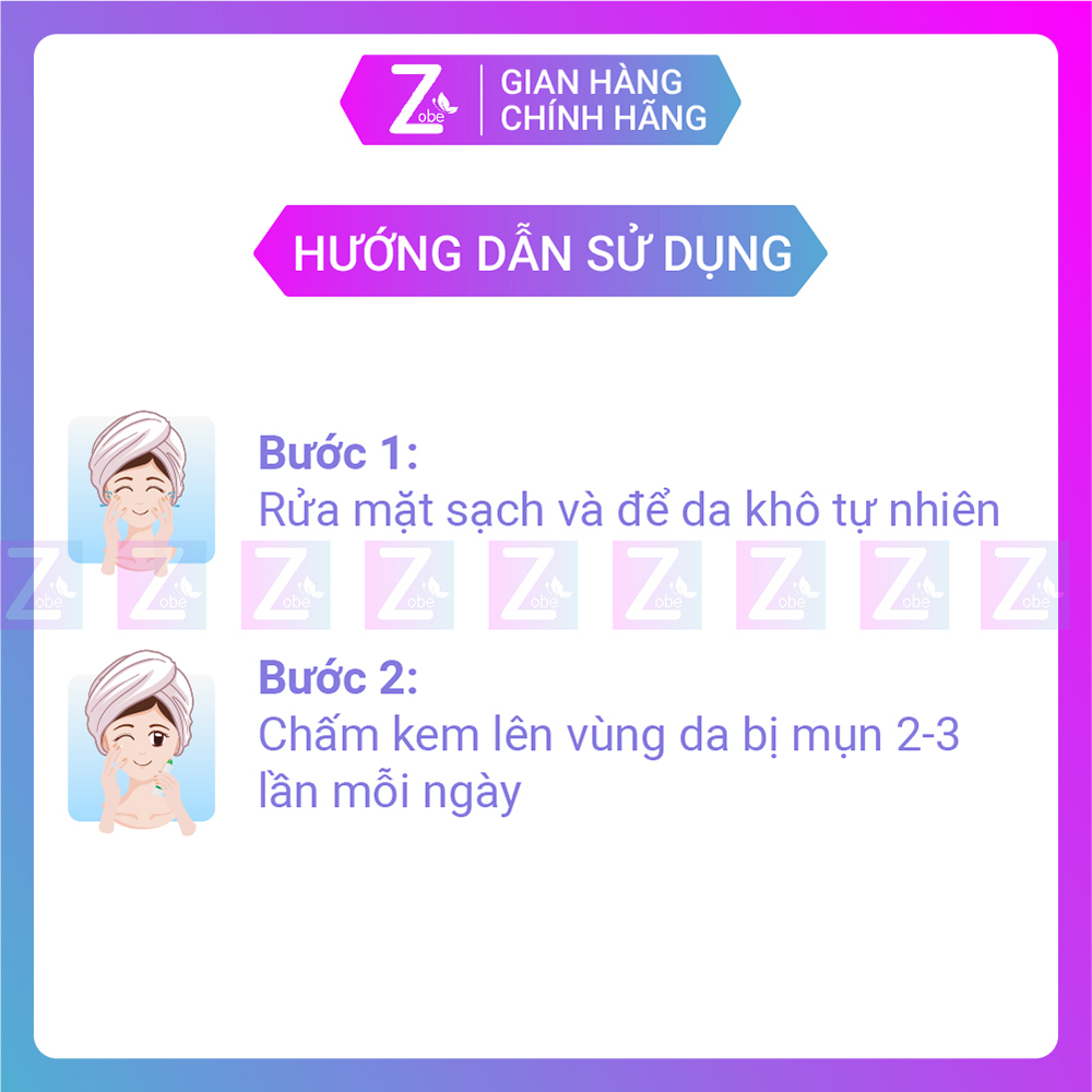 Combo 2 Kem Giảm Mụn Mờ Thâm Liền Sẹo Oribe