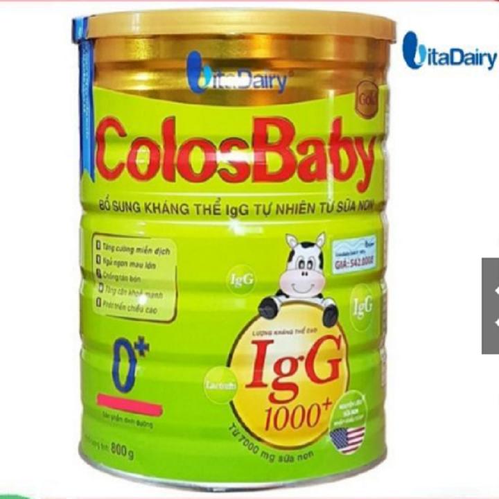 Sữa Non ColosBaby Gold Số 0+ 1000 igG  800g (Miễn Phí Ship)