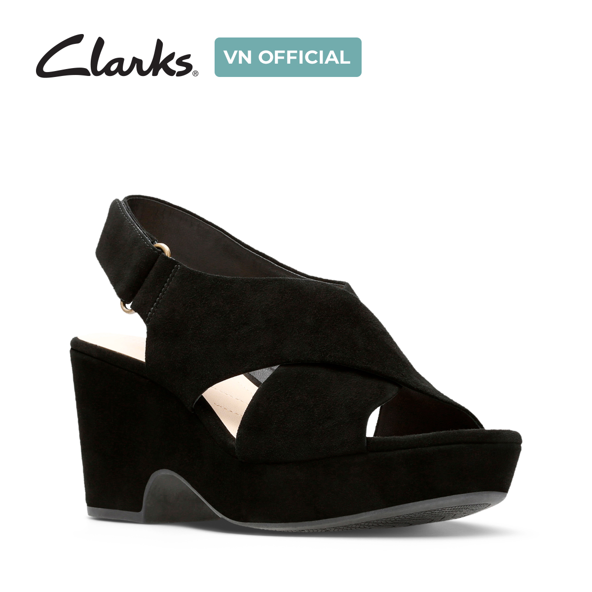 Giày Sandal Đế Xuồng Da Nữ Clarks - Maritsa Lara