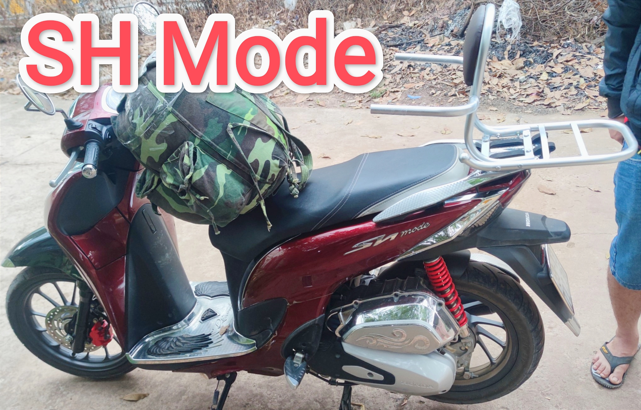 ( tặng lót tay) Baga phượt xe sh mode