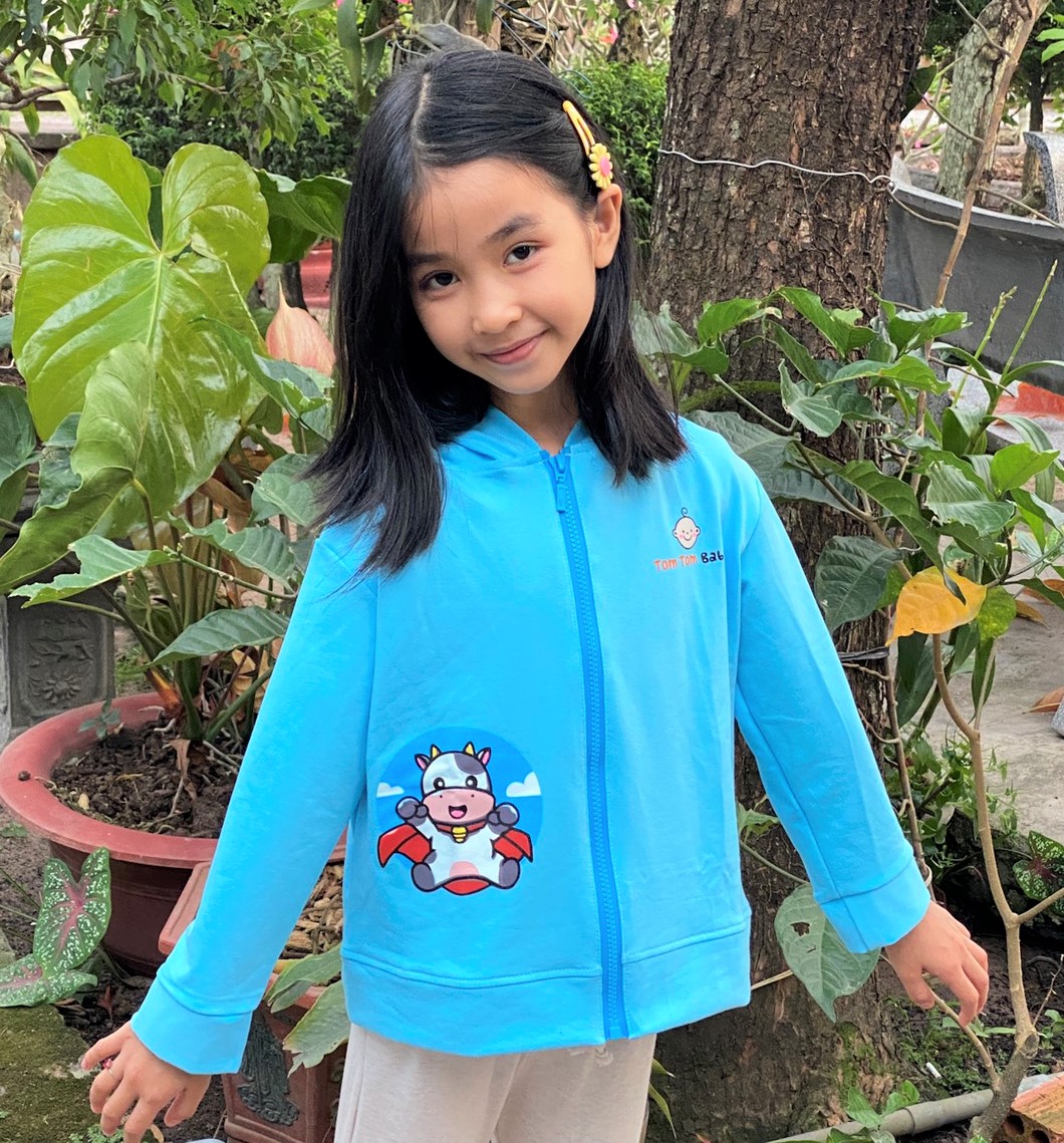 Áo Khoác bé trai, Áo Khoác bé gái TomTom Baby | chất vải thun cotton da cá 4 chiều mềm, xịn, đẹp | Áo Khoác chống nắng, chống tia UV, bảo vệ da bé | Hàng Việt Nam chất lượng cao