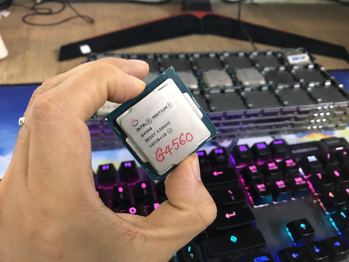 CPU G4400 G4560 i3-6100 i3 7100 socket 1151 v1 bóc máy