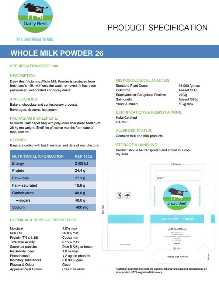 SỮA BỘT NGUYÊN KEM AUSTRALIA GÓI 1KG
