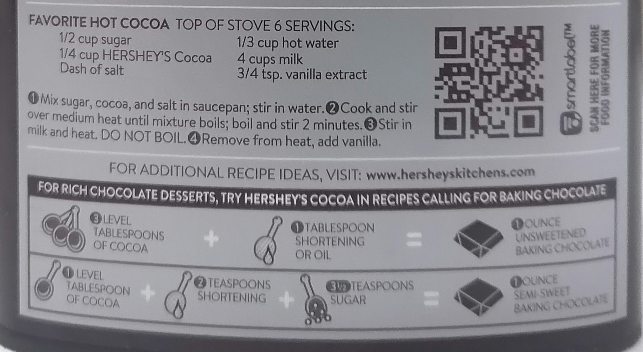 [Hộp 226g] BỘT CA CAO NGUYÊN CHẤT [USA] HERSHEY’S Natural Unsweetened Cocoa powder