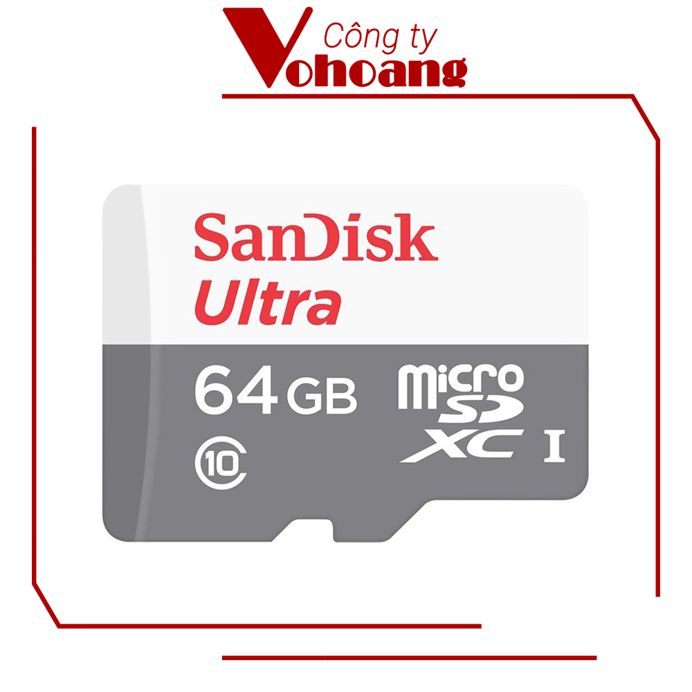 Thẻ nhớ 64GB Sandisk Ultra MicroSD Class 10 100MB/s