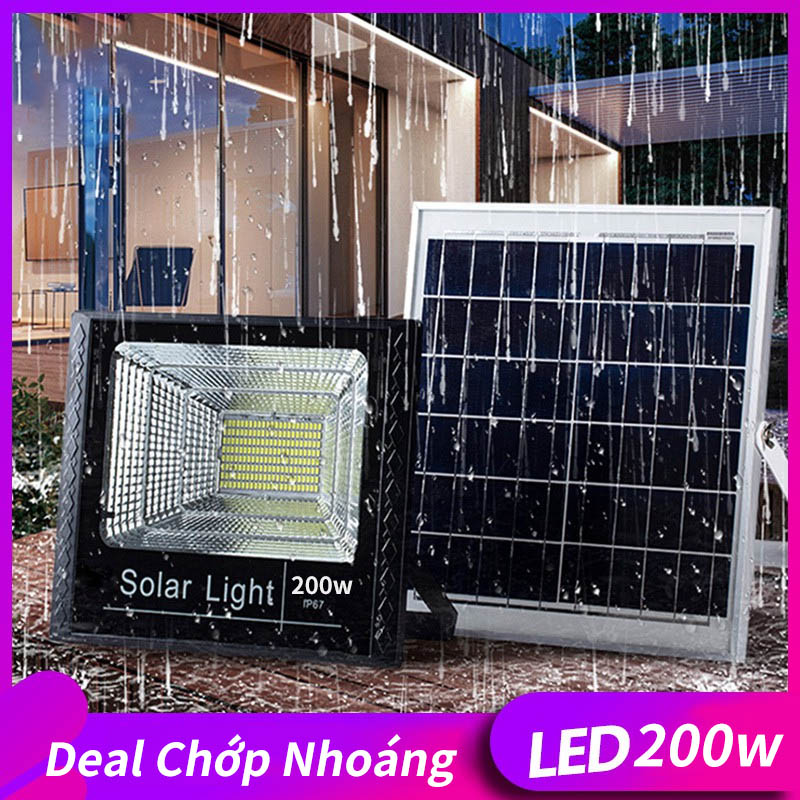 Đèn pha led Năng Lượng Mặt Trời 200w 45w 500w