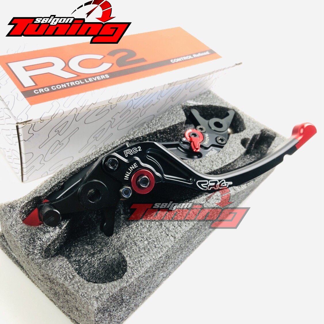 [HCM]Tay thắng SH 6 số RC2 - Màu đen Black