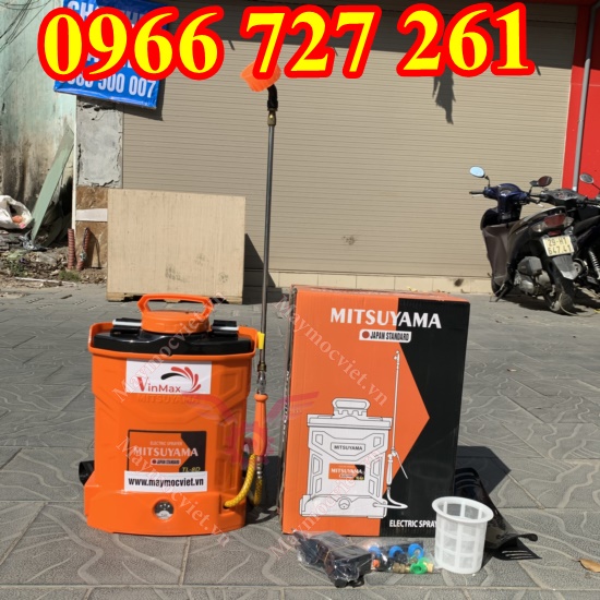 Máy phun thuốc chạy điện 8 lít Mitsuyama TL-8D