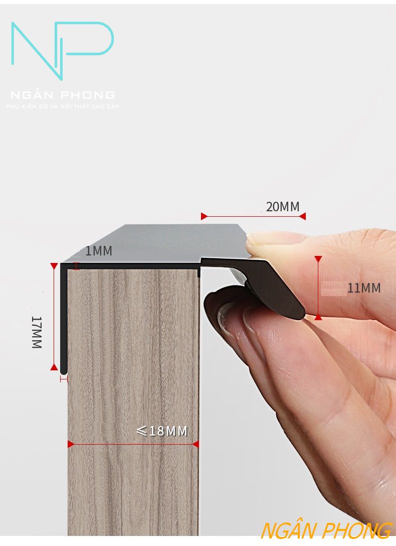 TAY NẮM TỦ ÂM SỐ 6