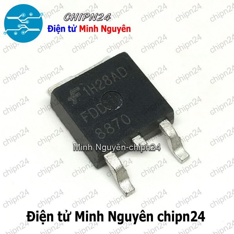 [2 con] (SOP) Mosfet Dán FDD8870 TO-252 Hàng Tốt 160A 30V Kênh N (SMD) (FDD 8870) - HH002405