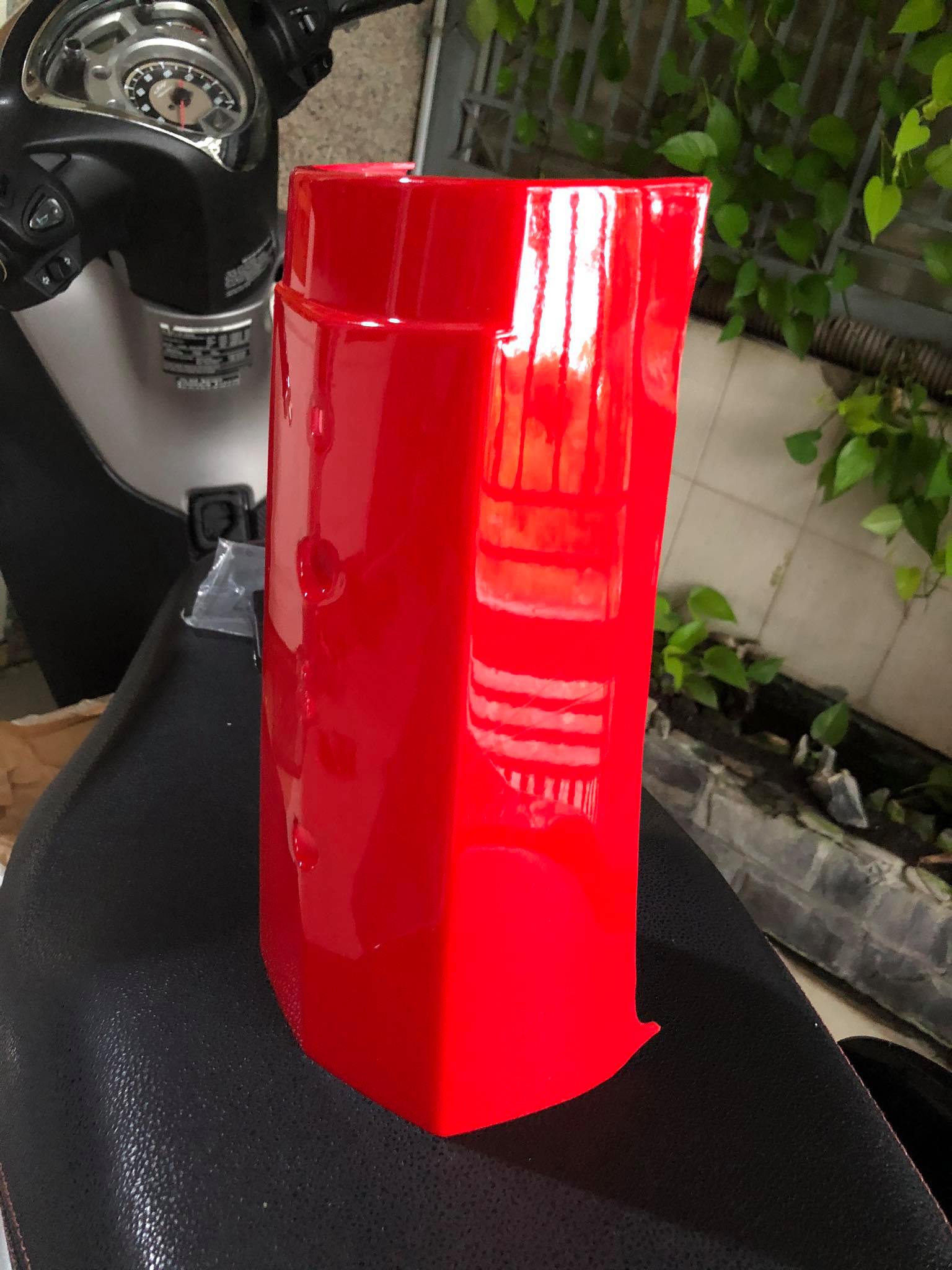 mặt nạ+tem xi cho honda DD70 đỏ