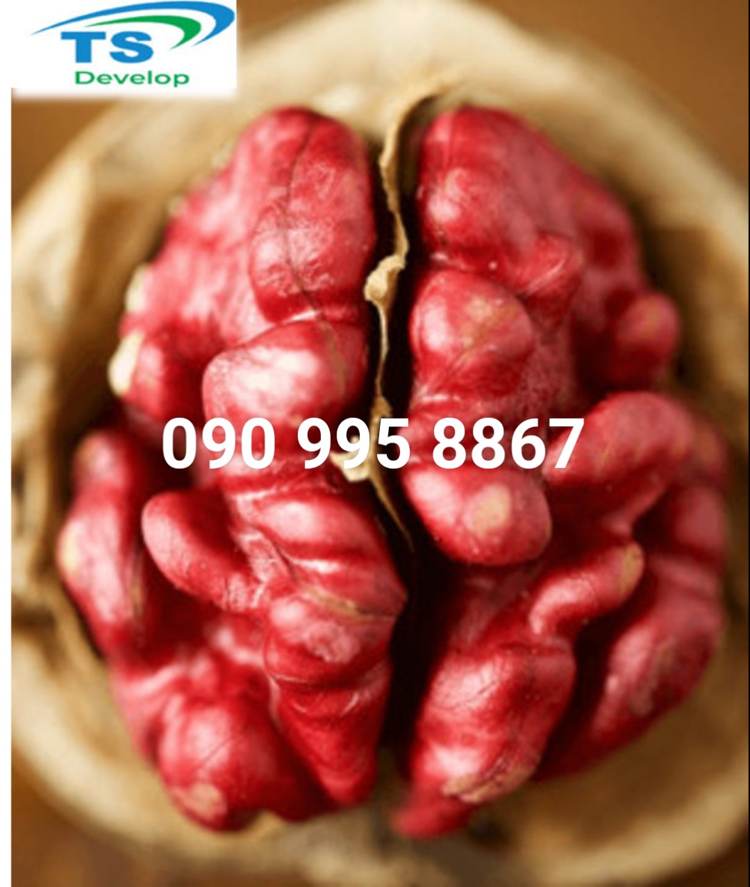 Nhân óc chó đỏ Mỹ 200g