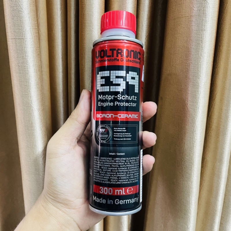 Phụ gia dầu nhớt VOLTRONIC E59 Ceramic bảo vệ động cơ 300ml