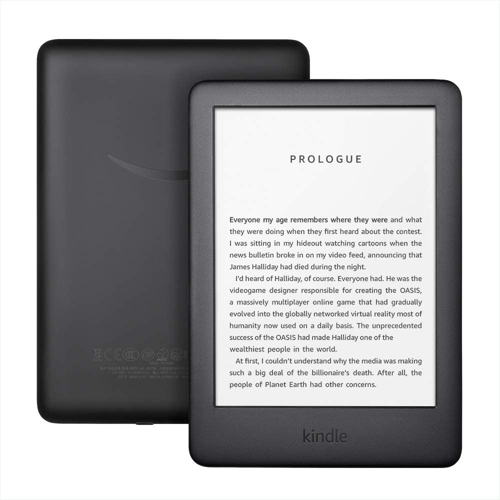 Máy đọc sách Kindle Basic 2019 10th - Basic 10 có đèn nền, màn hình E-ink 6 Inch, nghe Audible, 8GB