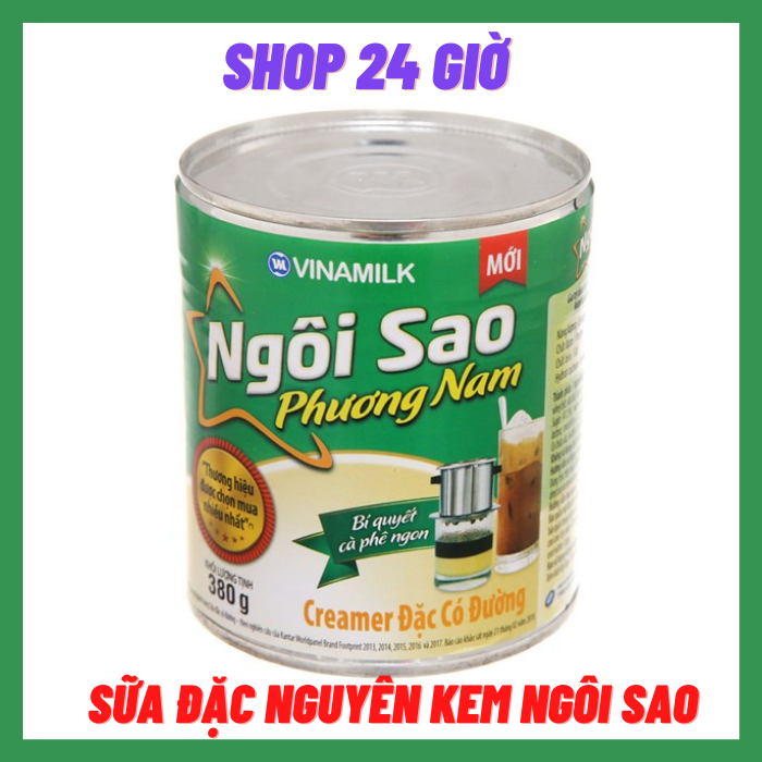 Sữa đặc ngôi sao xanh lon 380 gram