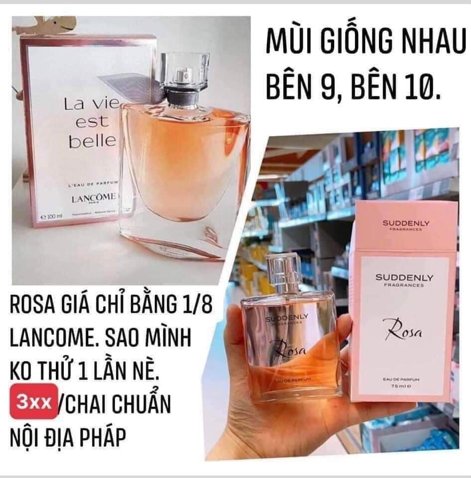 Nước hoa Suddenly Rosa EDP 75ml