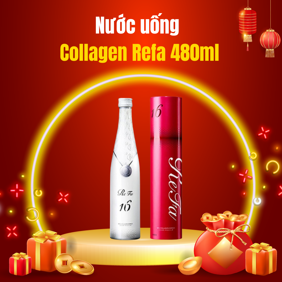 Nước uống Collagen Refa Nhật Bản chai 480ml